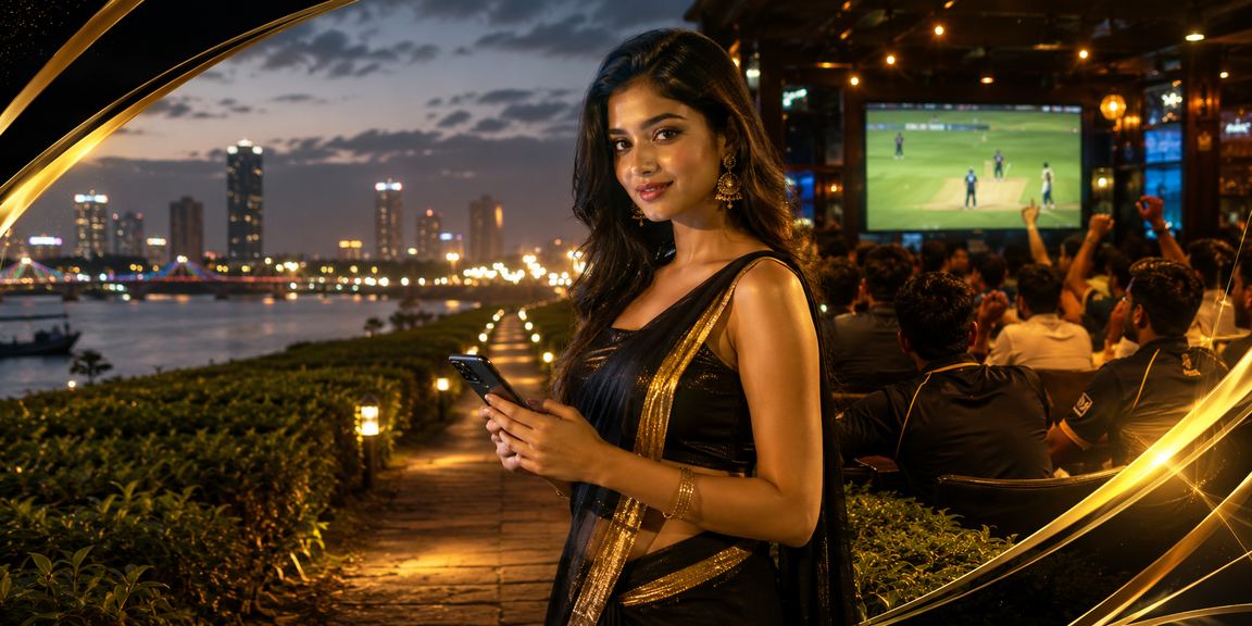ময়মনসিংহের চা বাগানে মোবাইল ক্রিকেট বেটিং উপভোগ করছেন একজন ব্যবহারকারী